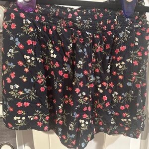 American Eagle Outfitters Black Floral Shorts